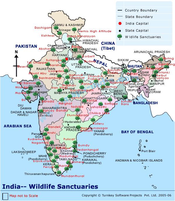 national-parks-on-india-map-map-of-india-national-parks-southern