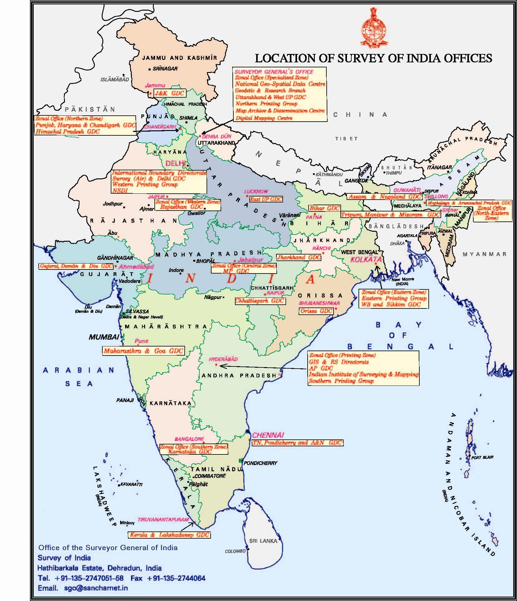 survey of india maps Survey Map Of India Map Survey Of India Southern Asia Asia survey of india maps