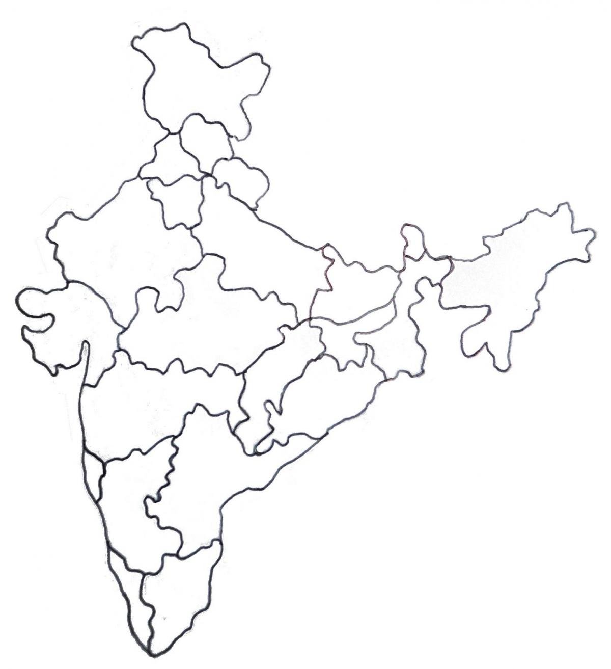 India map drawing images