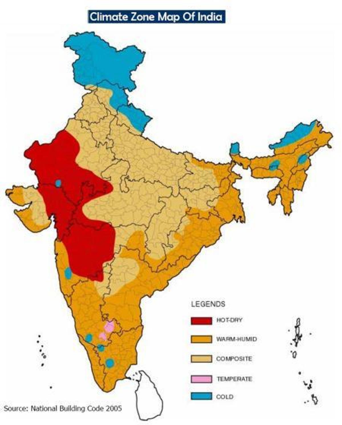climate map India