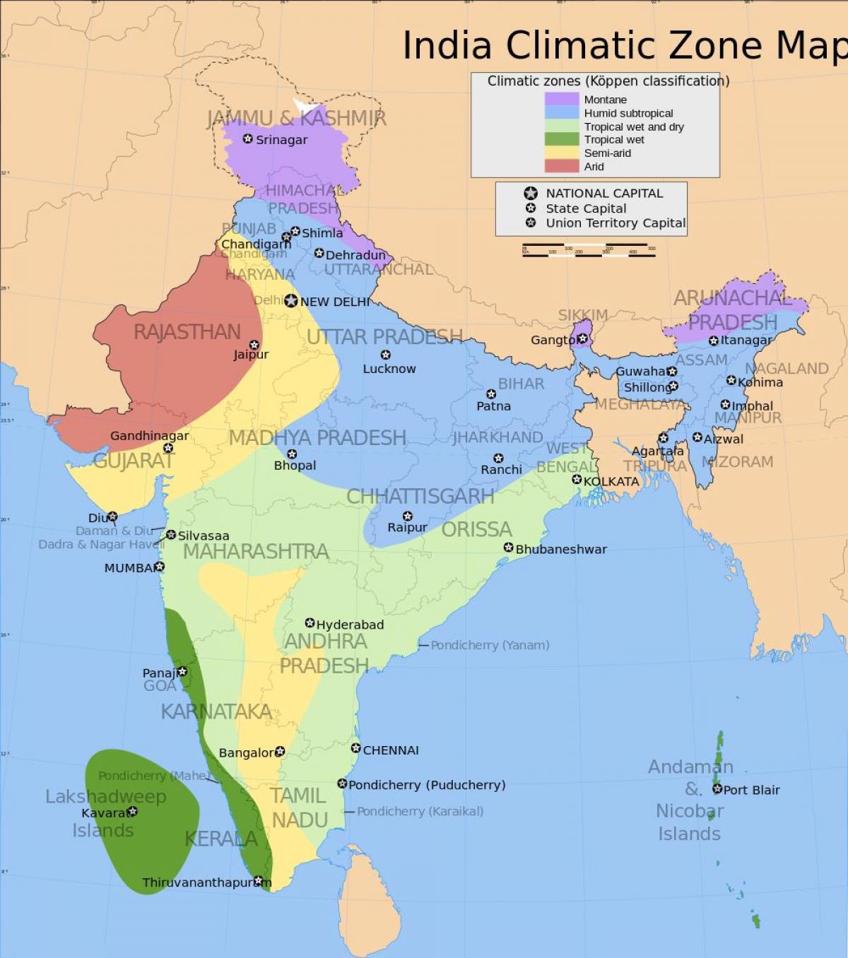 Indian Plateau Map 