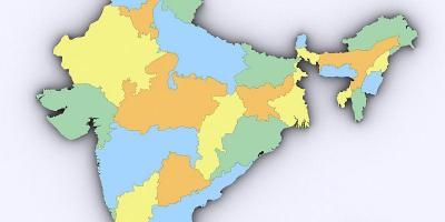 3d map India