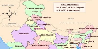 India location map