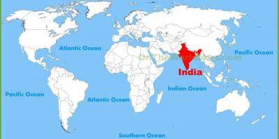 India world map