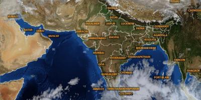 Indian satellite weather map online - Today's satellite weather map of ...