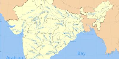Map of Indian rivers